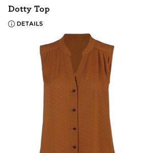 CAbi Dotti blouse XL.